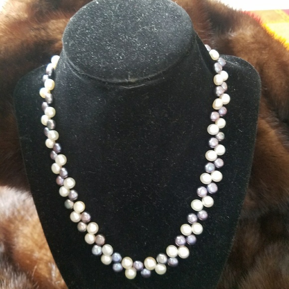 Freshwater Pearl Necklace/Bracelet set - Picture 3 of 5